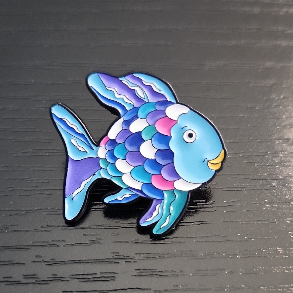 The Rainbow Fish Inspired Enamel Pin